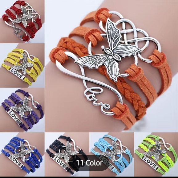 New Multi Layered Leather Bracelets - Picture 4 of 4